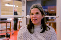 Nicole Gourley talking about providing meals for the homeless thanks to Foresters