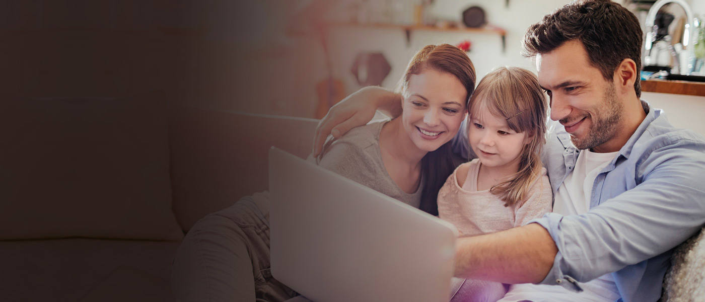Happy family reading Foresters Membership Matters